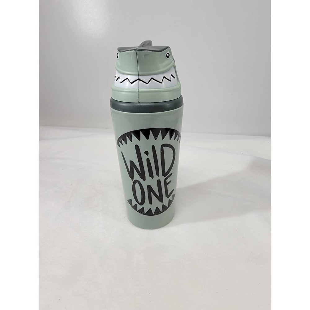 Cool Gear GRAYISH GREEN SHARK TUMBLER 18oz BPA Free
